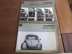 Instructieboek Volkswagen Kever 1200, Kever 1300 1972, set, Auto diversen, Handleidingen en Instructieboekjes, Ophalen of Verzenden