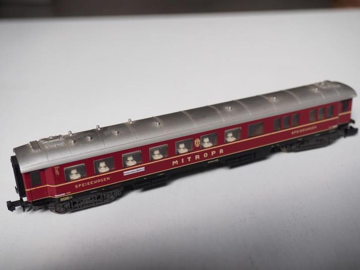Fleischmann restauratiewagon 8133, Hobby en Vrije tijd, Modeltreinen | N-Spoor, Gebruikt, Wagon, Gelijkstroom, Fleischmann, Analoog