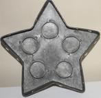 Metalen kerstster voor 5 waxinelichtjes - 117168, Ophalen of Verzenden, Gebruikt