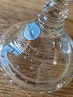 18e/19e eeuw, loodkristal, snoeppot met deksel en slijpsel, Ophalen of Verzenden