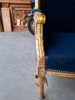 Nieuwe barok fauteuil met rijk goudkleurige lijst, Huis en Inrichting, Stoelen, Ophalen