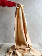 Vintage wollen plaid / deken zacht roze oranje, -, -, Ophalen of Verzenden, Zo goed als nieuw