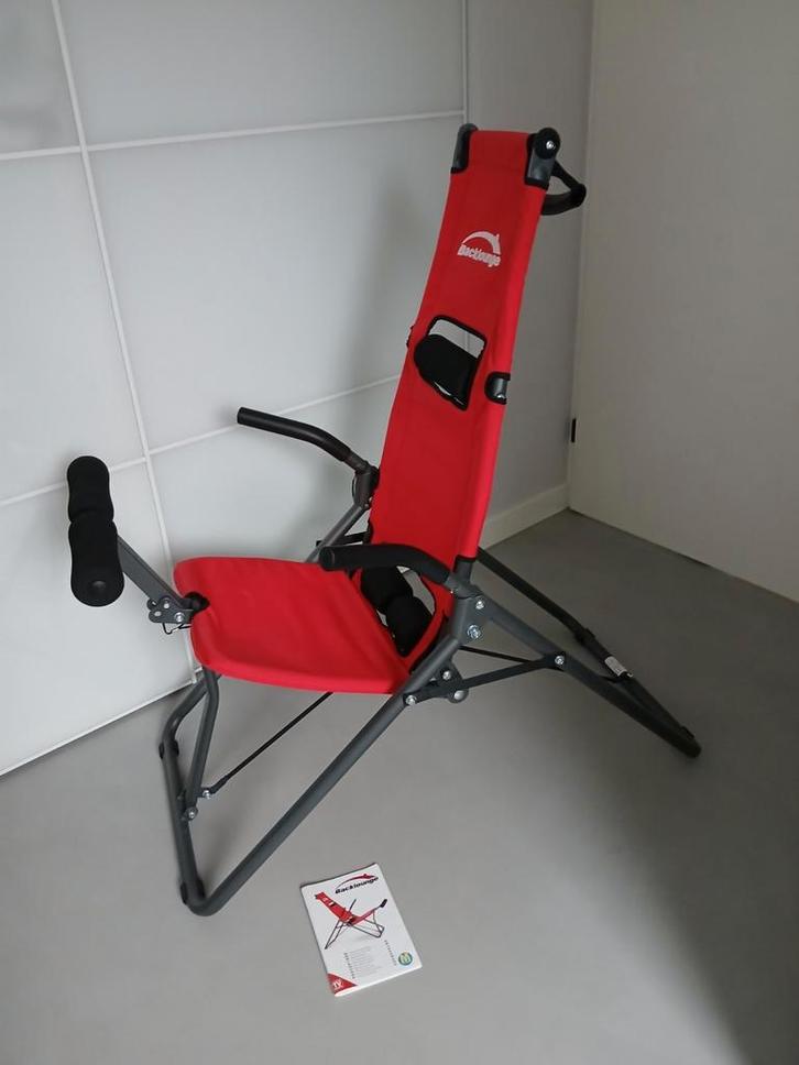 Backlounge Fitness Apparaat - rugtrainer -zgan, Sport en Fitness, Fitnessapparatuur, Zo goed als nieuw, Hometrainer, Armen, Benen