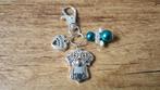Sleutelhanger Basset fauve de Bretagne silver plated engel, Verzenden, Nieuw