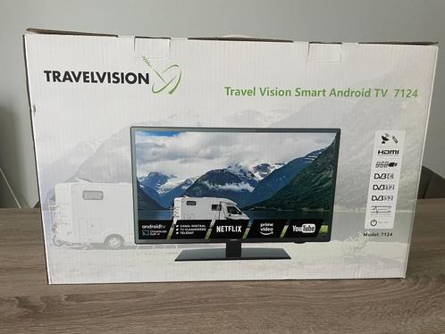 Travel Vision 7124 SMART TV Frameless, Caravans en Kamperen, Caravan accessoires, Zo goed als nieuw, Ophalen