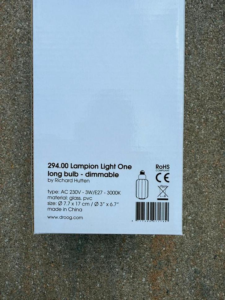 Droog Lampion Light One Hanglamp, Huis en Inrichting, Lampen | Hanglampen, Nieuw, Minder dan 50 cm, Glas, Ophalen of Verzenden