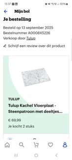 Achterplaat / Vloerplaat Openhaard - 100x70cm, Ophalen, Vrijstaand, Hout, Nieuw