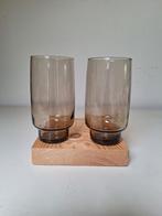 2 Luminarc Smoke rookglas longdrink glazen 70's set, Verzamelen, Glas en Borrelglaasjes, Ophalen of Verzenden, Zo goed als nieuw