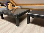 2 Wengé Salontafels - 80x80 & 120x120 cm, Huis en Inrichting, Tafels | Salontafels, Ophalen, Gebruikt, 100 tot 150 cm, Vierkant