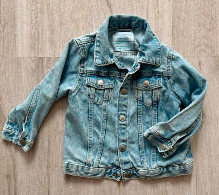 Primark spijkerjasje denim lichtblauw spijkerjack jas 92, Kinderen en Baby's, Kinderkleding | Maat 92, Zo goed als nieuw, Jongen of Meisje