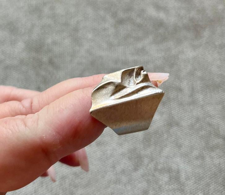 Zilveren Kauris ring van Lapponia, Sieraden, Tassen en Uiterlijk, Ringen, Zo goed als nieuw, Dame, 17 tot 18, Zilver, Ophalen of Verzenden