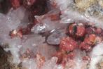 **TOP** COBALTOTALMESSIET op CALCIET uit Marokko., Ophalen of Verzenden, Mineraal