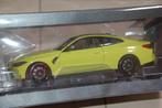 1:18 BMW M4 COUPE 2020 green Minichamps open WRH, Verzenden, Zo goed als nieuw, Auto, MiniChamps