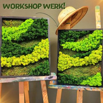 workshop mos schilderij maken beschikbaar voor biedingen