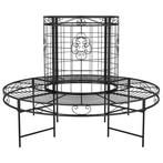 Boombank rond Ø137 cm staal zwart €200, Ophalen of Verzenden, Nieuw