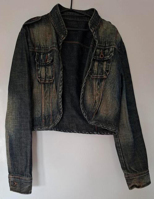 Jeans jack, Kleding | Dames, Jassen | Zomer, Zo goed als nieuw, Maat 38/40 (M), Blauw, Ophalen of Verzenden