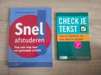 Snel Afstuderen & Chek je tekst, Ophalen of Verzenden, Gelezen, HBO, Erik Feijen, Pepijn Trietsch, Eric Tiggeler