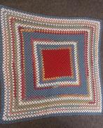 Handgemaakte Gehaakte Deken, Huis en Inrichting, Crème, Ophalen of Verzenden, Zo goed als nieuw, 100 tot 150 cm