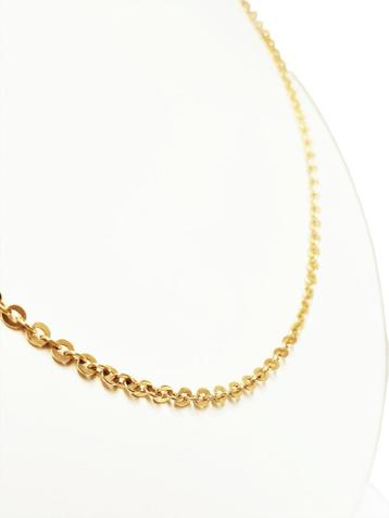 18 Karaat Gouden Anker Schakel Collier - 67 cm / 10,1 g beschikbaar voor biedingen