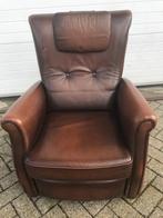 LEDEREN ELEKTRISCHE FAUTEUIL VINTAGE ZETEL LEDEREN STOEL, Ophalen