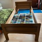 Massief eikenhouten seniorenbed (1-persoons), Huis en Inrichting, Slaapkamer | Bedden, Ophalen, Gebruikt, 90 cm, Eenpersoons