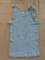 ZGAN grijs gemeleerde top / hemdje mt 110/116, Meisje, Zo goed als nieuw, Shirt of Longsleeve, Pocopiano