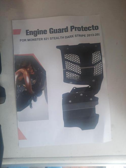 Ducati Monster 821 Motorbeschermer / Skid Plate, Motoren, Onderdelen | Ducati, Ophalen of Verzenden