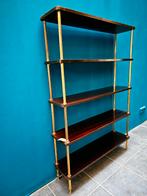 Vintage Franse Schappenkast - Palissander & Messing kast., Ophalen of Verzenden, 25 tot 50 cm, Minder dan 100 cm
