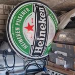 Heineken bord reclame werkend, Verzamelen, Ophalen, Reclamebord, Plaat of Schild, Heineken