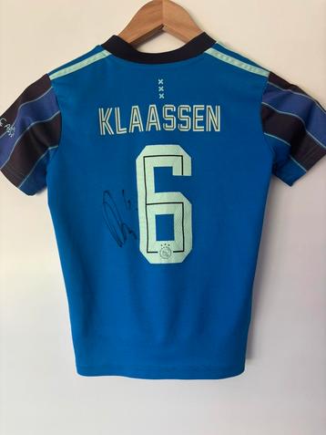 Ajax uit shirt klaassen gesigneerd met video bewijs beschikbaar voor biedingen