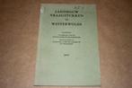 Landbouw vraagstukken in Westerwolde - 1952, Boeken, Ophalen of Verzenden, Zo goed als nieuw