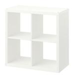 2 stuks wit Kallax 2x2 kast, Huis en Inrichting, Ophalen, Gebruikt, 50 tot 100 cm, IKEA Kallax