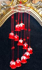 Vintage rode windgong mobiel met belletjes/klokjes, Ophalen of Verzenden, Zo goed als nieuw