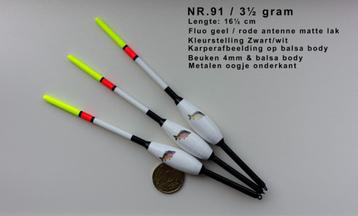 KARPERDOBBER HANDBUILT NR. 91 / 3½ gram beschikbaar voor biedingen