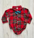 Kerst babyromper rood Kerstruit blouse pakje met strik 86 92, Kinderen en Baby's, Babykleding | Maat 86, Jongetje of Meisje, Shein