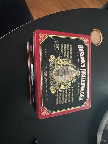 Bussink Jubileum Koektrommel 1593-1993 beschikbaar voor biedingen