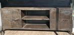 Vintage aluminium TV meubel, Ophalen, Gebruikt, 25 tot 50 cm, Minder dan 100 cm