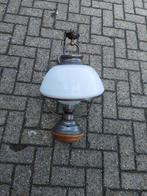 retro hanglamp vintage schemerlamp hang lamp, Huis en Inrichting, Lampen | Hanglampen, Ophalen of Verzenden, Glas, Zo goed als nieuw