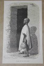 Antieke gravure - Jeugdige Talibé (Senegal Afrika) - 1871 !!, Antiek en Kunst, Ophalen of Verzenden