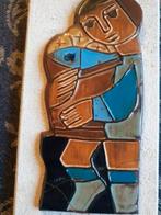 tegel Henk Potters jongen met mand met vis en brood., Ophalen