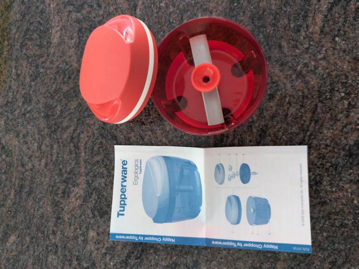 Uiensnijder, happy chopper Tupperware, Huis en Inrichting, Keuken | Keukenbenodigdheden, Zo goed als nieuw, Ophalen of Verzenden