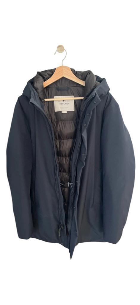 Woolrich GoreTex Parka – Maat L, Kleding | Heren, Jassen | Winter, Zo goed als nieuw, Maat 52/54 (L), Blauw, Ophalen of Verzenden