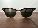 Vintage Ray-Ban Tortoise Clubmaster Bausch & Lomb Rayban, Ophalen of Verzenden, Gebruikt, Zonnebril, Ray-Ban