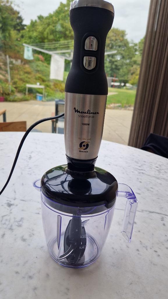 STAAFMIXER Moulinex, Witgoed en Apparatuur, Keukenmixers, Zo goed als nieuw, Minder dan 1 liter, 3 snelheden of meer, Ophalen of Verzenden