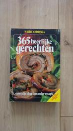 365 Heerlijke gerechten Wiebe Andringa 1987, Gelezen, Wiebe Andringa, Ophalen of Verzenden, Nederland en België