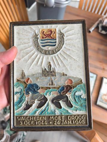 tegel Porceleyne fles Delft Walcheren cloisonne tegel beschikbaar voor biedingen
