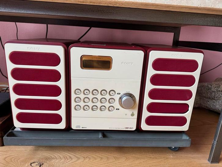 Sony CMT-DC1 compact system - GEEN Remote, Audio, Tv en Foto, Stereo-sets, Gebruikt, Cassettedeck, Cd-speler, Tuner of Radio, Speakers
