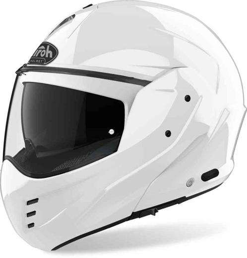 Airoh Mathisse White M, Motoren, Kleding | Motorhelmen, Systeemhelm, M, Overige merken, Nieuw met kaartje, Ophalen of Verzenden