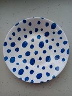 ZGAN Churchill Inkie Blue Dots soepbord, Huis en Inrichting, Ophalen of Verzenden, Zo goed als nieuw, Bord(en), Overige stijlen