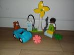 LEGO DUPLO Stad Windmolen en Elektrische Auto Set - 10985, Ophalen of Verzenden, Zo goed als nieuw, Complete set, Duplo